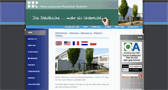 Desktop Screenshot of herta-lebenstein-realschule.de